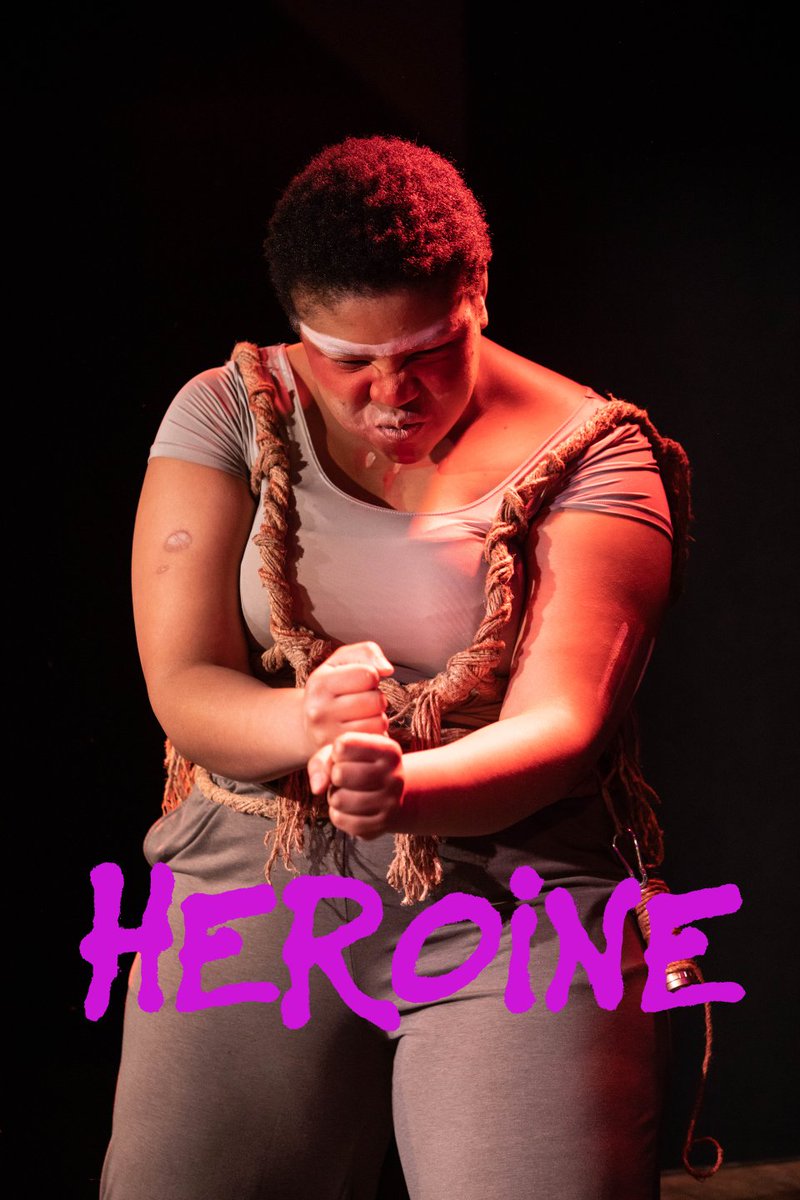 SnatchbackCo's tweet photo. As today is the last day of Heroine's run @VAULTFestival, it's time for a big shout to our own three legends, @BethEyre, @KudziChiwawa and @HenriMerriam, who've done so much to bring @lizzie_milton's work to life this week. https://t.co/UoBv9FMUkl