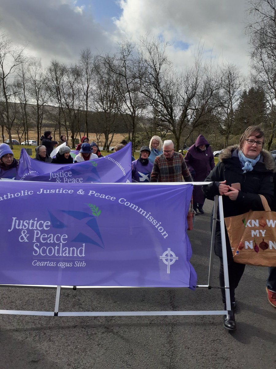 justcarol12's tweet photo. At #Dungavel on #IWD2020 in solidarity with all locked behind bars Always good to meet up with @JandPScotland Scottish politicians out in force @LindaFabianiSNP @ChristinaSNP @MargaretFerrier @ClareAdamsonSNP thanks @Arthurwest7West for organising #CloseDungavel https://t.co/3u8W9OV3ws