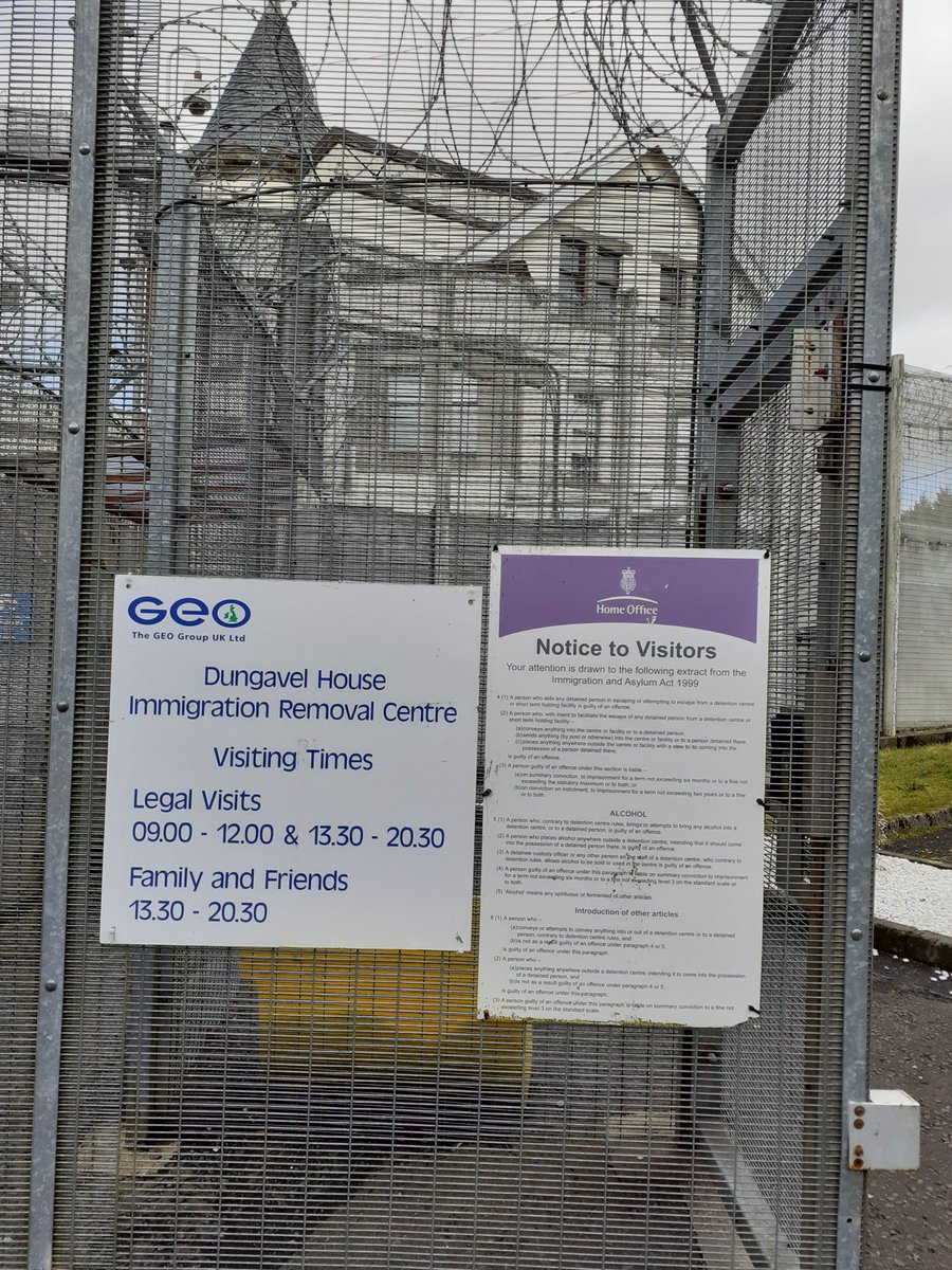 justcarol12's tweet photo. At #Dungavel on #IWD2020 in solidarity with all locked behind bars Always good to meet up with @JandPScotland Scottish politicians out in force @LindaFabianiSNP @ChristinaSNP @MargaretFerrier @ClareAdamsonSNP thanks @Arthurwest7West for organising #CloseDungavel https://t.co/3u8W9OV3ws