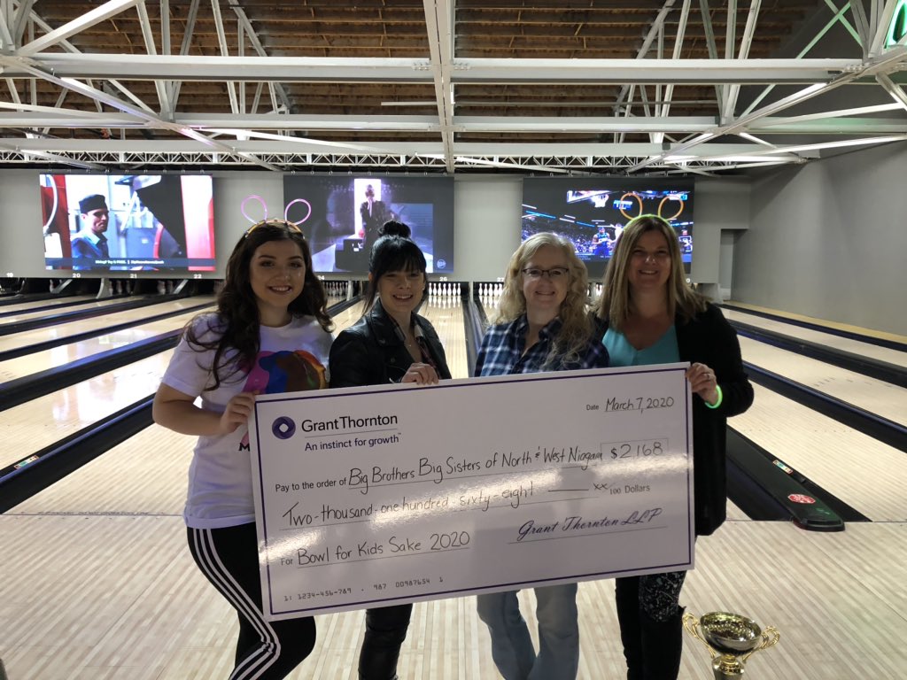 Nothing beats working for a business that encourages giving back to local communities &amp; causes.  Congrats to @BBBSNWniagara for another successful campaign year from your friends @GrantThorntonCA