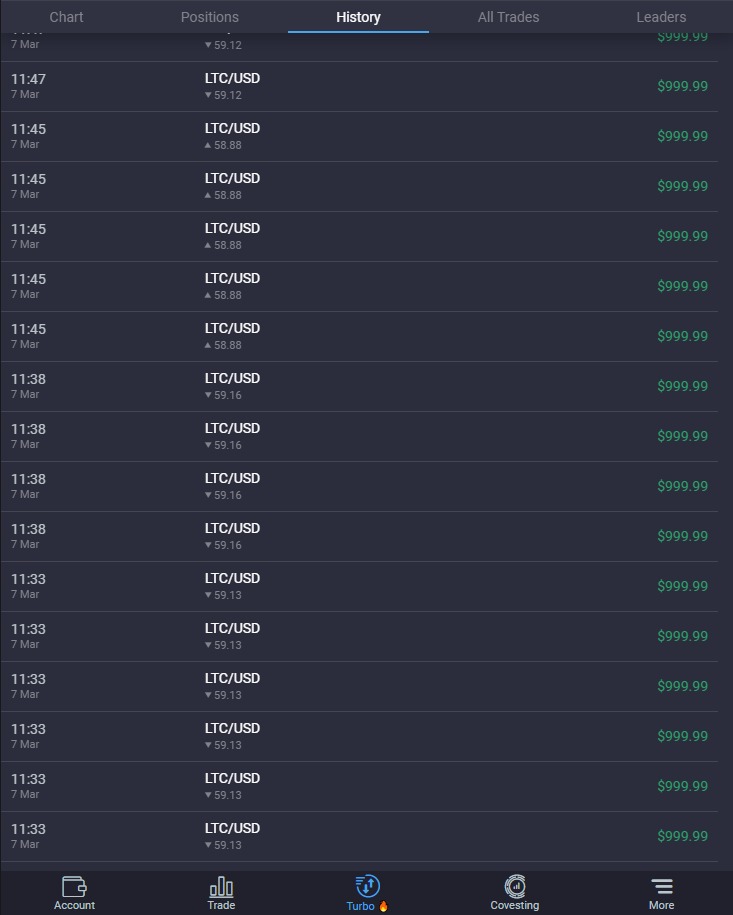 lilwhaletrading's tweet photo. Pretty sure this is why @PrimeXbt turned #LTC off for trading on #PXTurbo 😂 😂 😂
This alt coin needs to die anyways... https://t.co/7AEdmmZ9kd
