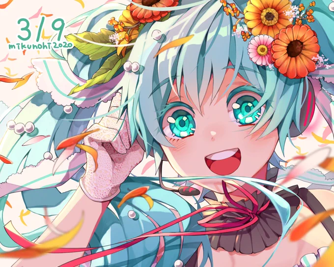 #ミクの日 #ミクの日2020
ウワ〜〜!!ミクちゃん!!!今年も無限のラブ💕✨ 