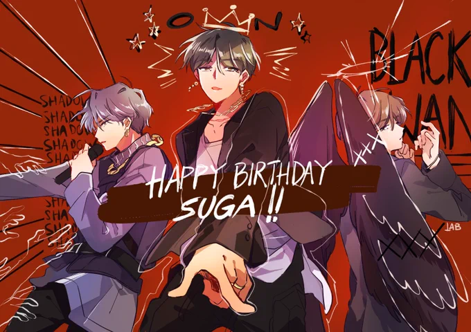?? happy suga day!! #HappyBirthdayYoongi #AyoSUGA #OurKingSuga #GeniusMinSUGA #SUGADAY 