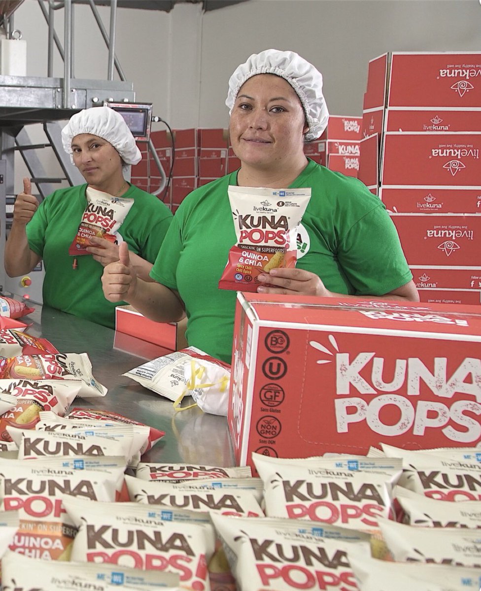 LiveKuna_en's tweet photo. Today and everyday we celebrate and honour our partners and employees that bring passion to their work and happiness to our table. Thank you! #InternationalWomensDay 
#LiveKuna #KunaPops #SnackinOnSuperfoods https://t.co/cOfgxsra0N