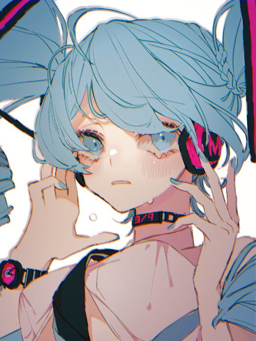 初音ミク 「#ミクの日
???ミクチャンアリガトウ??? 」|pasu子のイラスト