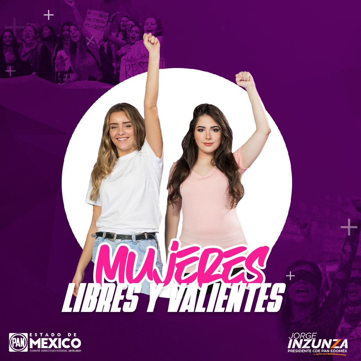 JorgeInzunzaPAN's tweet photo. Este #DiaDeLaMujer, no sólo las celebramos, sino reafirmamos nuestro compromiso para luchar juntos por la igualdad, libertad y respeto que merecen todos los días. https://t.co/v3jJCg0d7b