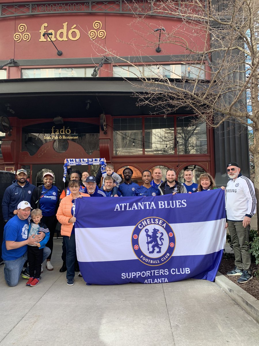 AtlantaBluesCFC's tweet photo. Halftime @fadoatlanta 2 - nil up! #MyPLMorning #Mysupporterspub #CHEEVE #Atlantaisblue https://t.co/DKJZcLWjLp