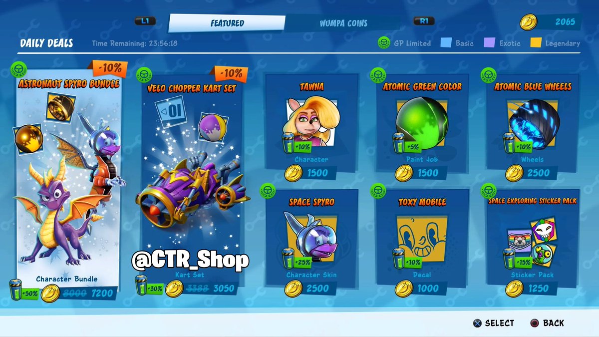 CTR_Shop's tweet photo. The #Gasmoxia Grand Prix is here  and these are todays related items in the pit stop!
Whats your favourite? 👍
Leave a follow for daily updates!
#CTR #CTRNitroFueled 
#CrashTeamRacing
#CrashTeamRacingNitroFueled
#CrashBandicoot https://t.co/0XsRuQVuH3