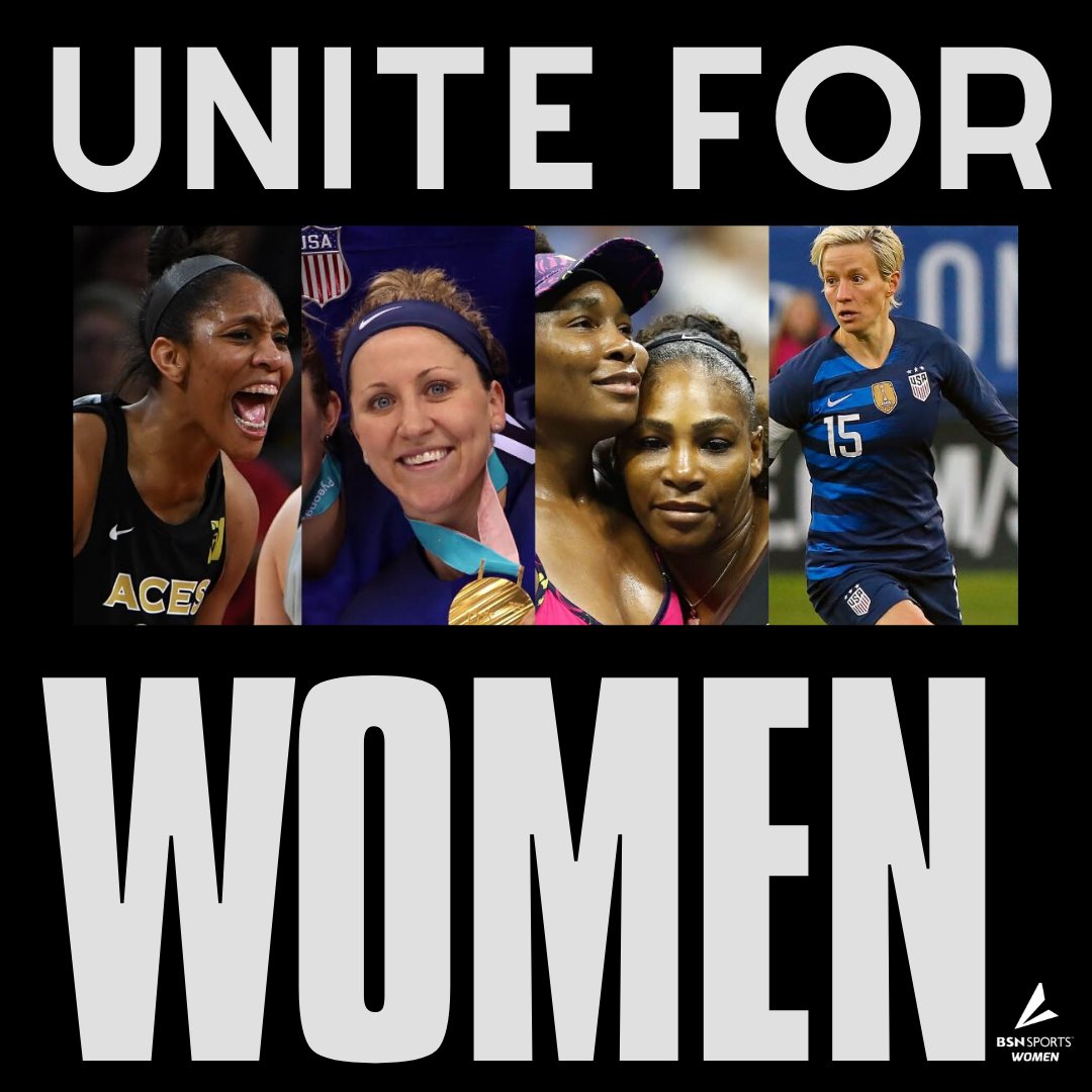 BSNSPORTS's tweet photo. Today, we recognize &amp; celebrate the major accomplishments of our female athletes, who are paving the way for the next generation. Thank you for improving equality in women's sports! An equal world is an enabled world. #IWD2020 #EachforEqual #TheHeartOfTheGame @BSNSPORTS_Women https://t.co/iUdke5nyEc