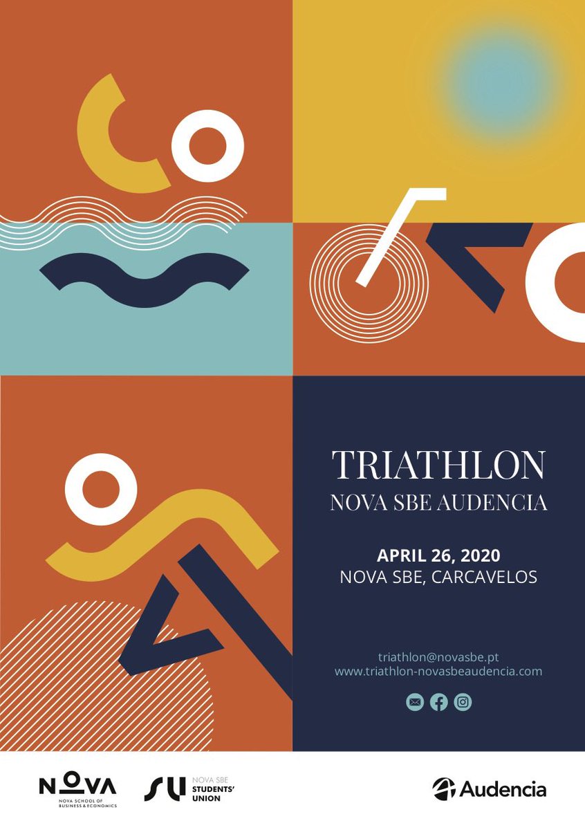 [REMINDER] The Triathlon Nova SBE Audencia will take place in April 26th, 2020 in Carcavelos. 
Registrations are open (bit.ly/39qZ93L), join the movement IN RELAY OR INDIVIDUAL 🏊🚴🏻🏃#triatNOVAUDENCIA #triatnova #students #international #cascais #carcavelos #triatlo