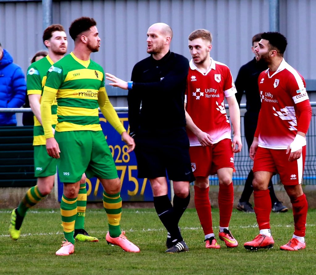 RuncornLinnets's tweet photo. πΈ Pictures from yesterdayβs 1-1 draw with @Colne_FC at the Millbank. (2/3) ππ #OurRuncorn https://t.co/DG3AnnoNIy