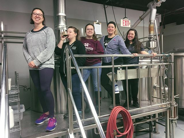 Happy #InternationalWomensDay shout out to these craft beer ladies for joining us on our #PinkBootsBrew 🍻 Look out for this NE Pale Ale on tap in April! Check out our stories for features on today’s brew day! •
•
•
•
#WhereEducationMeetsRecess #S… ift.tt/2xg4Xis