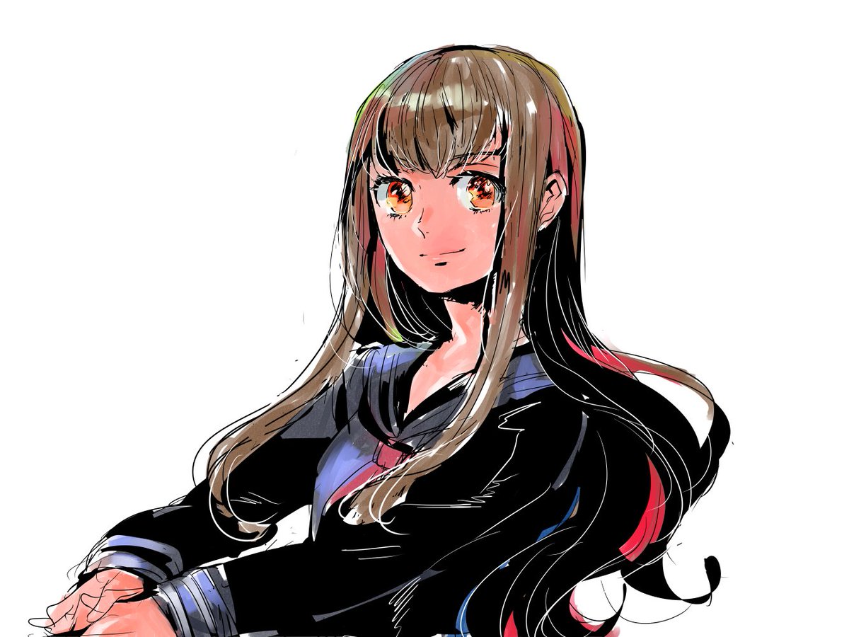 新パソで試し書き リクエストもらったので岸波白野さん初描き 蛍のイラスト