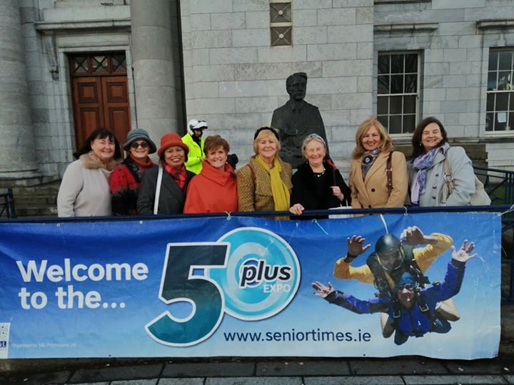 Cobh Animation Team celebrating  50 plus expo for Women’s international day at the City Hall Cork #purecork#cobhtourism #EachforEqual #WD2020 #lovecobh