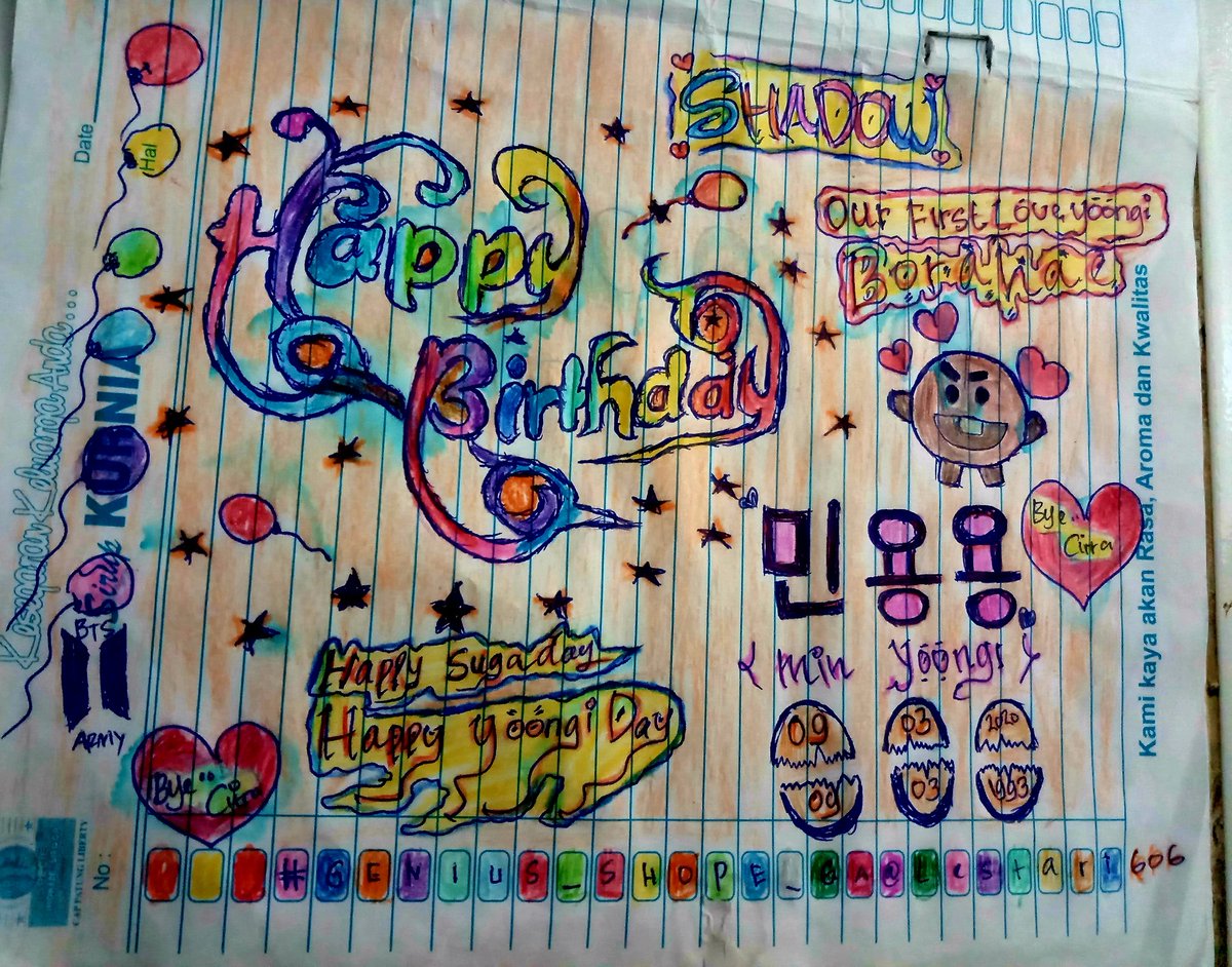 lestari606's tweet photo. Happy BIRTHDAY SUGA. DAEGU BOY Ilove you 😘😘💕💕
#SugaDay
#HappyBirthdayYoongi 
#AyoSUGA
#GeniusYoongiDay
#YoongiYouShineSoBright
#ShiningDayOfMinPD
#YoongiOurStartAndEnd
#민피디_생일축하해
#해피_민슈가_데이
#BTS @BTS_twt https://t.co/OqRIQiVTQ0 https://t.co/B53An1LHlE