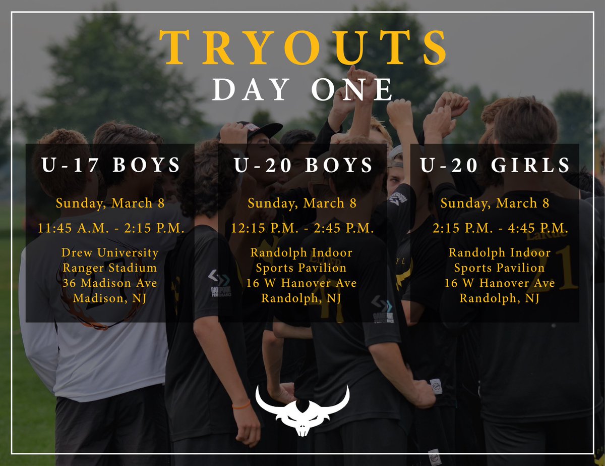 devylulty's tweet photo. 🔥TRYOUT DAY ONE INFO:🔥
Tryouts are today!!! Please note the location and time of each respective team. Make sure you have all your paperwork completed, and come early to get yourself checked in and ready to go at the start time.  #devylycc #devylycc2020 #devylfam #devylultimate https://t.co/Cg7FK5KFiT