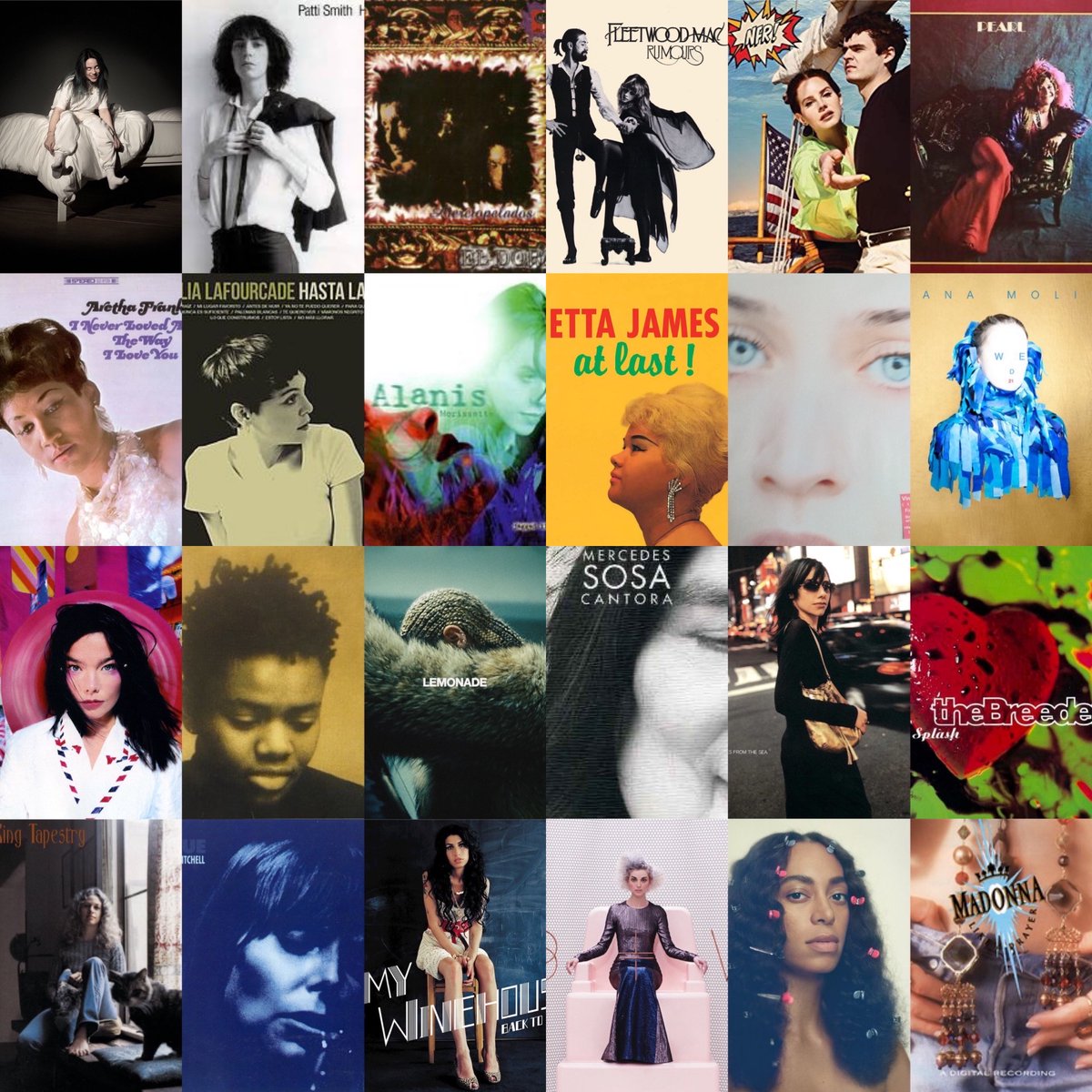 patopeters's tweet photo. Hoy se conmemora el #DiaInternacionalDeLaMujer.
Celebrémoslo escuchando música. Disfrutemos de grandes obras que nos regalaron grandes mujeres.
Te comparto mi lista de 50 discos esenciales con voz líder femenina. (Van en orden cronológico).
#Musica #FemaleMatters #WomensDay https://t.co/Yx9wb5BJYe