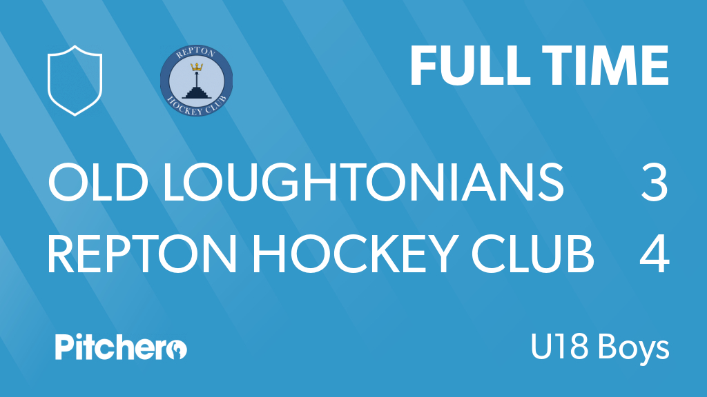 ReptonHC's tweet photo. FULL TIME: Old Loughtonians U18 Boys 3 - 4 Repton Hockey Club
#OLDREP #Pitchero
https://t.co/ViTcpoPlHt https://t.co/hACMrLB0JE