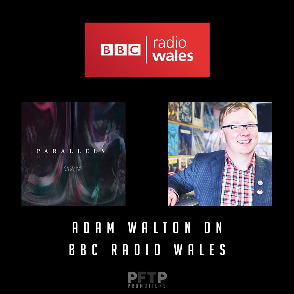 PFTP Promotions (@peekfromthepit) on Twitter photo Big thank you to <a href="/adamwalton/">AdamW</a> for playing the new <a href="/CallingApollo/">Calling Apollo</a> single "Parallels", on his <a href="/BBCRadioWales/">BBC Radio Wales</a> show last night. You can listen to the show again here: bbc.co.uk/sounds/play/m0… Big thank you to <a href="/adamwalton/">AdamW</a> for playing the new <a href="/CallingApollo/">Calling Apollo</a> single "Parallels", on his <a href="/BBCRadioWales/">BBC Radio Wales</a> show last night. You can listen to the show again here: bbc.co.uk/sounds/play/m0…