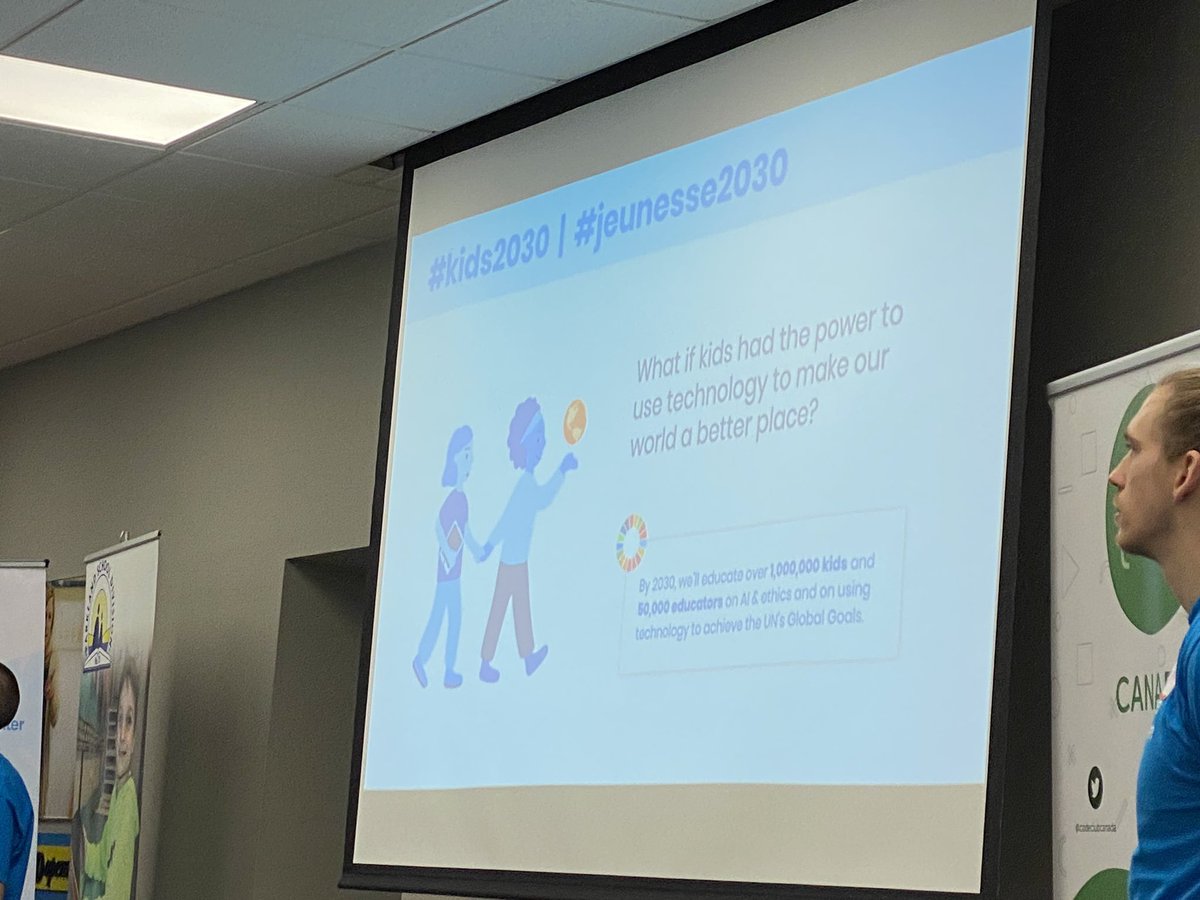 Mr_Bryan06's tweet photo. What if kids had the power to use technology to make our world a better place? #edchat #CodeCreateTrach #Edmonton #CanCode #Kids2030 https://t.co/gqiHyEzHPI