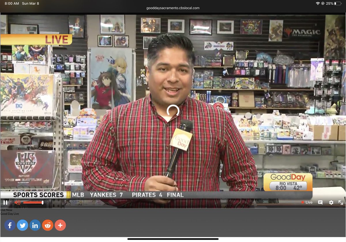 1LandHand's tweet photo. @GoodDaySac is at my work today. And I’m that type of lame that gets exited that my whiteboard art is blurry on tv https://t.co/FYVkWg5gYA