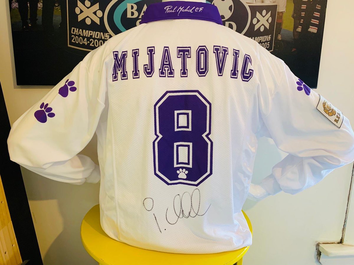 We have this #MIJATOVIC  Real Madrid shirt that we would like to move on. If you are interested then please get in touch.