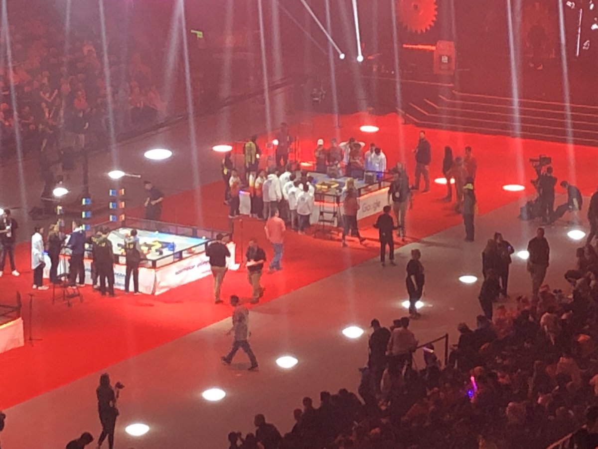wranglertech's tweet photo. Excited for @AllisonUSD259 @GPAusd259 and @SStormAthletics VEX Robotics teams to experience #VEXWorlds. It is an awesome experience! USD259 represents well. 
#STEMforALL #CSforALL 
#WPSProud #WPSFutureReady https://t.co/1cKVxxkTjo