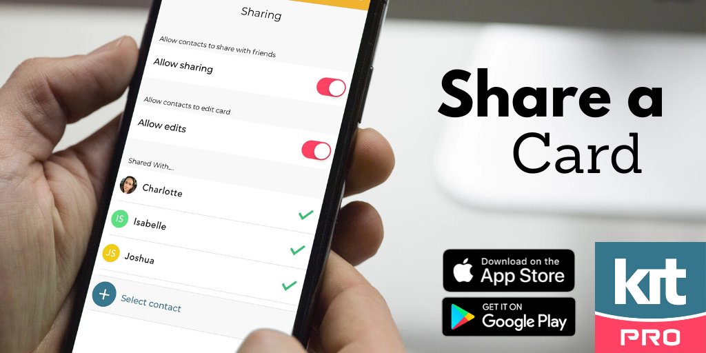 KiT_App_UK's tweet photo. Possibly the most powerful feature of kit is the ability to share and collaborate cards with friends, family and colleagues. Together, we can all become organised. https://t.co/Yuw7YhrB7t #kitPro #sharing #PersonalOrganiser #PasswordManager https://t.co/aVberR9Jxy