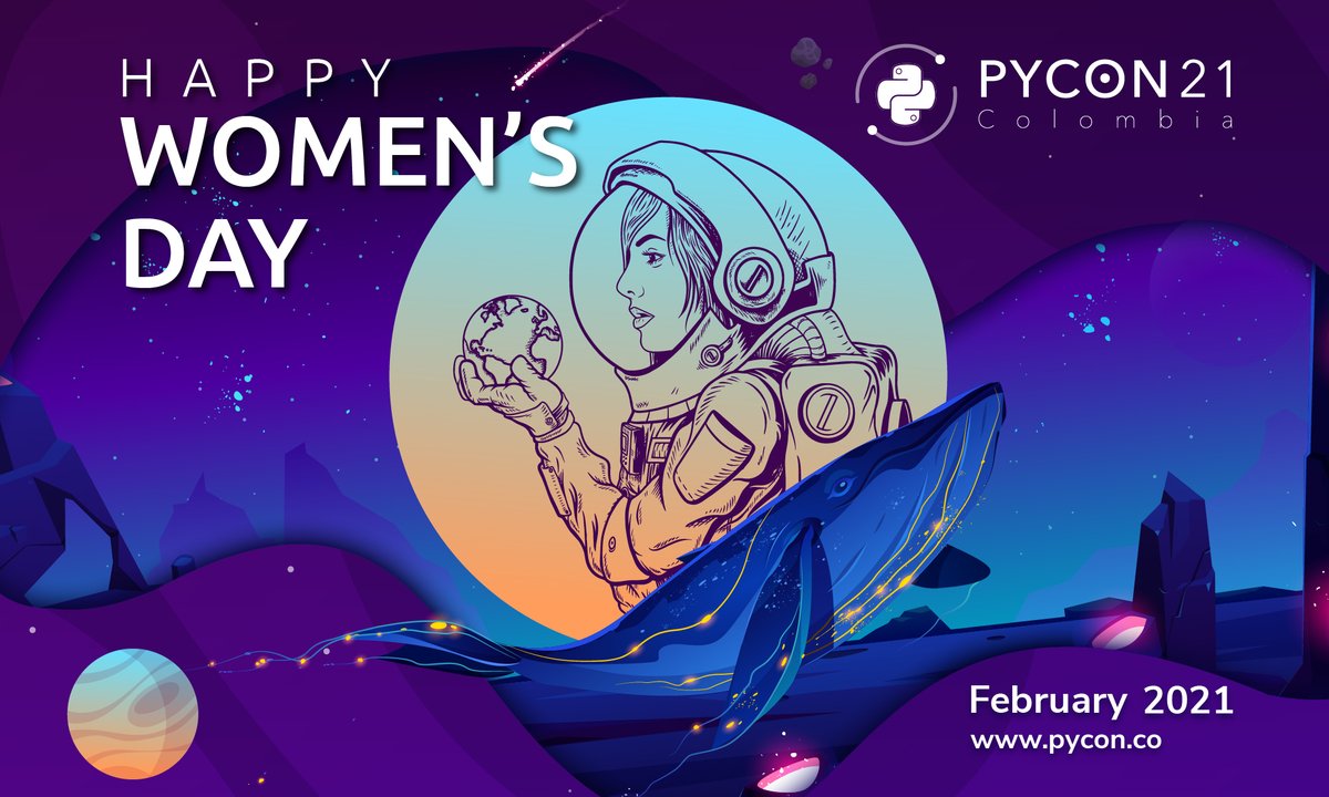 Thank you <a href="/DjangoGirlsCo/">DjangoGirls Colombia</a>, <a href="/pyladies_co/">PyLadies Colombia 🇨🇴</a>, <a href="/pyladiesmed/">Pyladies Medellín</a>, <a href="/pionerasdev/">Pioneras</a>, and to all the communities that integrate more women in this industry.

Let's keep working hard, to get great achievements together!

#WomensDay #InternationalWomensDay2019 #IWD2019 #Pycon #Python #Celebration