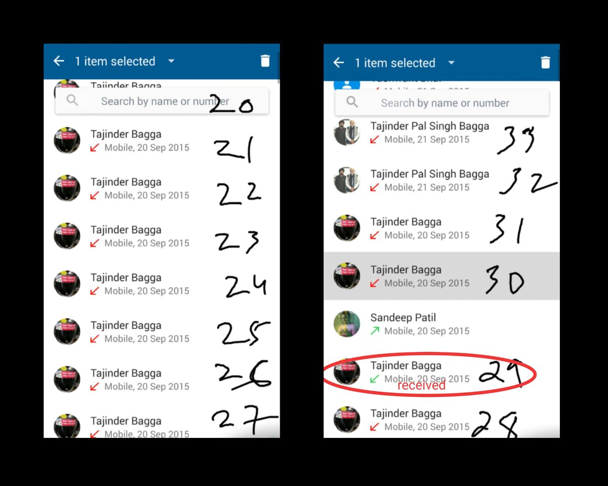 DrJwalaG's tweet photo. If Molester @TajinderBagga had 5 places ,why did he call me *more* than 33 times .I attended once to say NO .This number is there in Election affidavit. The true caller won't lie here with Modi's pic .
#TruecallerItsNotOk
#metoo @Truecaller https://t.co/dq6LhegMi3