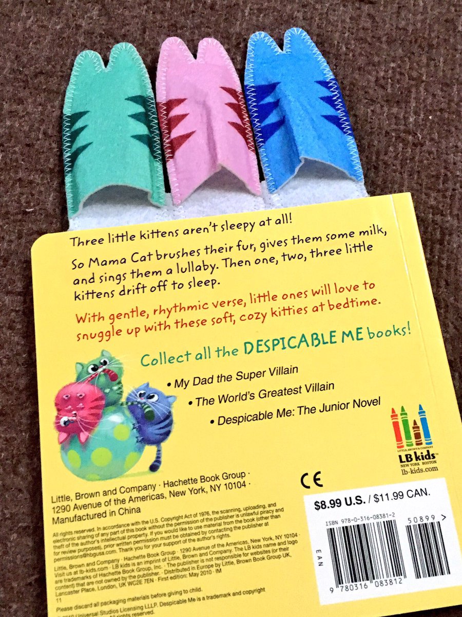 せあ ミニオンの映画の劇中に出てる おねむな子ねこって絵本の実物が実際に現実で売っててめちゃくちゃに可愛いので絵本好きや可愛いもの好きに激しくおすすめって何度でもいうね 英語版なんだけどあまぞんとかで買えるよ T Co S2htyfmoie Twitter