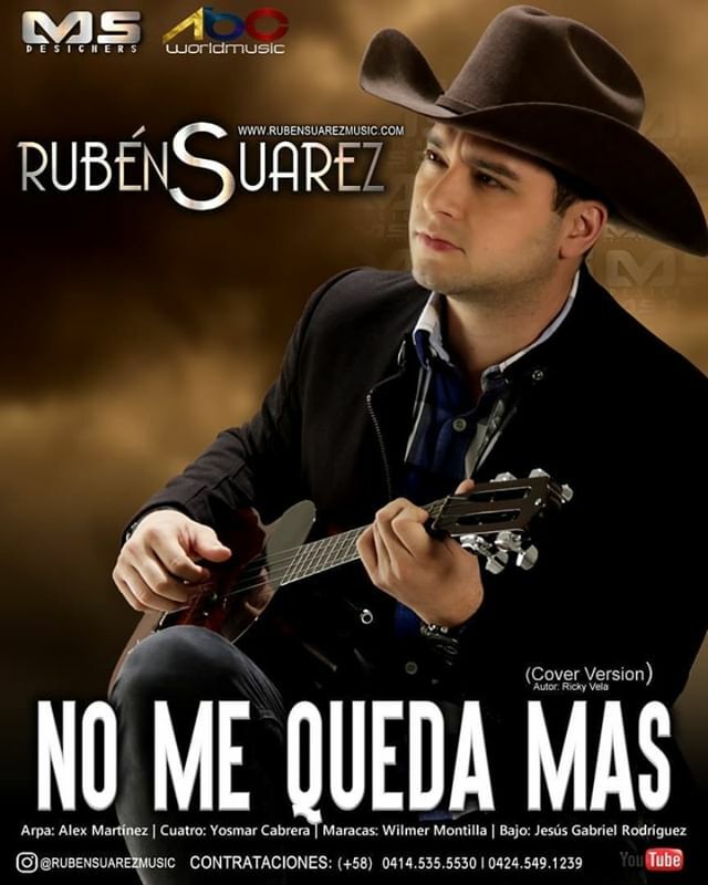 Ruben Suárez | @rubensuarezmusic
"No me queda más"
Descarga el tema aquí 👉 bit.ly/NoMeQuedaMas
.
Cover versión original de Ricky Vela.
▪
Arpa: Alex Martínez
Cuatro: Yosmar Cabrera
Maracas: Wilmer Montilla
Bajo: Jesús Gabriel Rodríguez
▪
PUBLICID… ift.tt/2TQpzp0