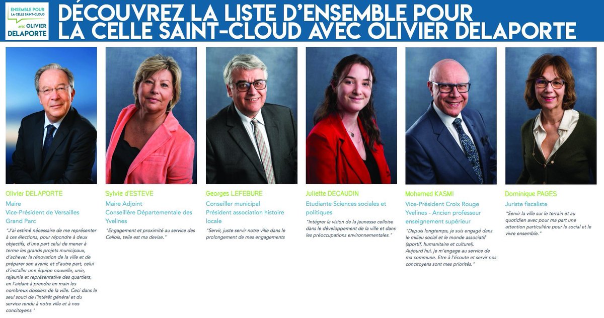 EnsembleLCSC's tweet photo. Une équipe, des compétences. Des Cellois au service des Cellois !

Découvrez les nouveaux visages : Juliette, Dominique et Mohamed :)

https://t.co/lKH4lfeAqx

Réunion publique le 11 mars à 20h à la salle Caravelle !

#Municipales2020 #LCSC #EnsembleLCSC #LaCelleSaintCloud https://t.co/2hv0VMXcNG