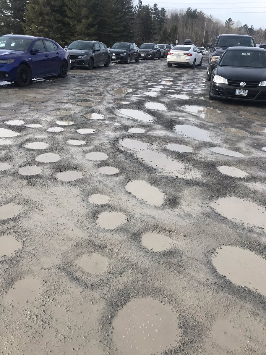 steveharding79's tweet photo. @ottawacity @NCC_CCN time to fill the hundreds of potholes at #brucepitt. It’s been like this for over a month and only getting worse. Please. https://t.co/KXiGtFk1WF