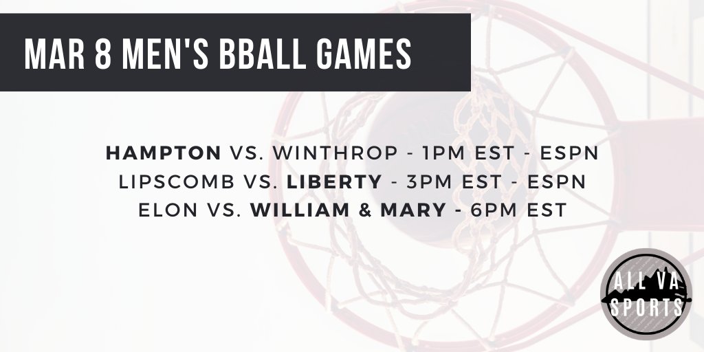 It's Championship Sunday! Both Hampton and Liberty will secure spots in the NCAA Tournament with wins today