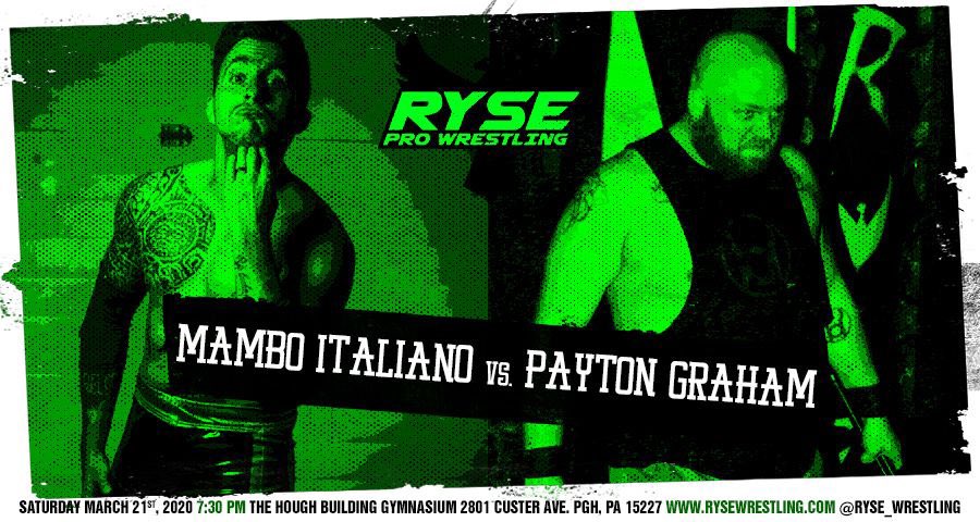 rysewrestling's tweet photo. We announced a few matches at #SomethingToFear. Here is the entire card for Ryse’s return to Baldwin for #41Two on March 21st. Tickets to be available at https://t.co/guVq9nt0m2 https://t.co/hLYJhlAxou