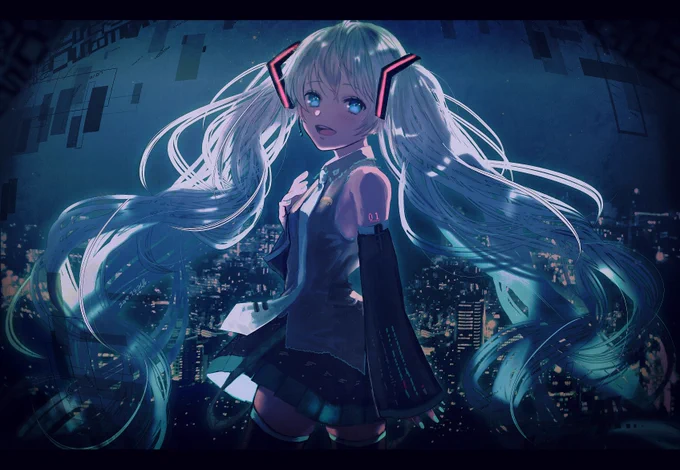 #ミクの日  #ミクの日2020
過去絵でごめんね～!おめでと～! 