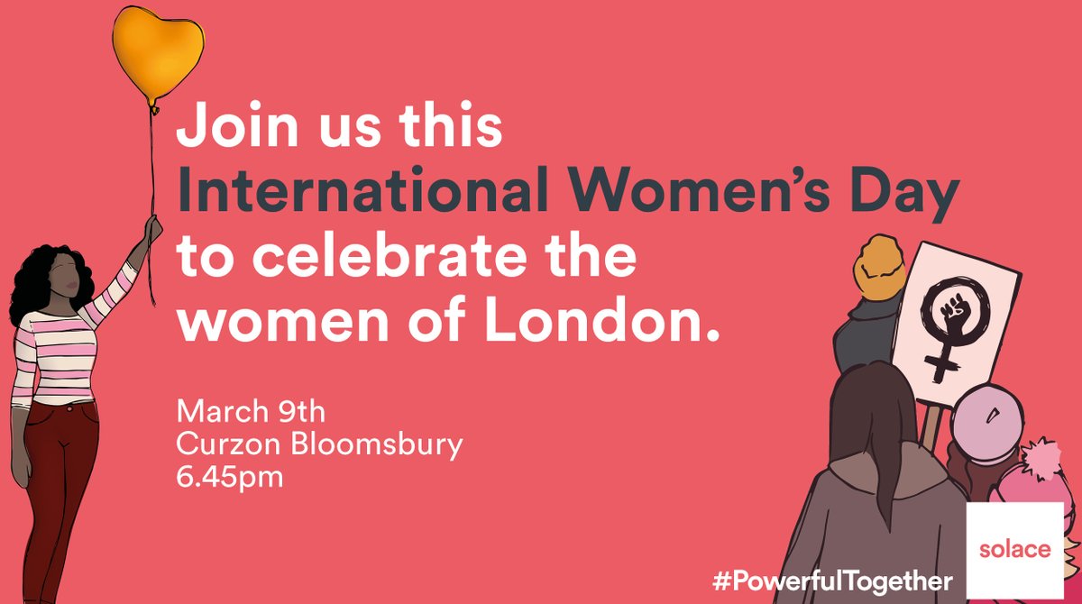 SolaceWomensAid's tweet photo. #PowerfulTogether Join us this Monday to celebrate International Women's Day. hear inspiring talks from the women of London &amp; join us for post-reception drinks &amp; canapes. Everyone welcome. 
Get your ticket now! https://t.co/U941Q3N74Q https://t.co/WO3uaExI7l