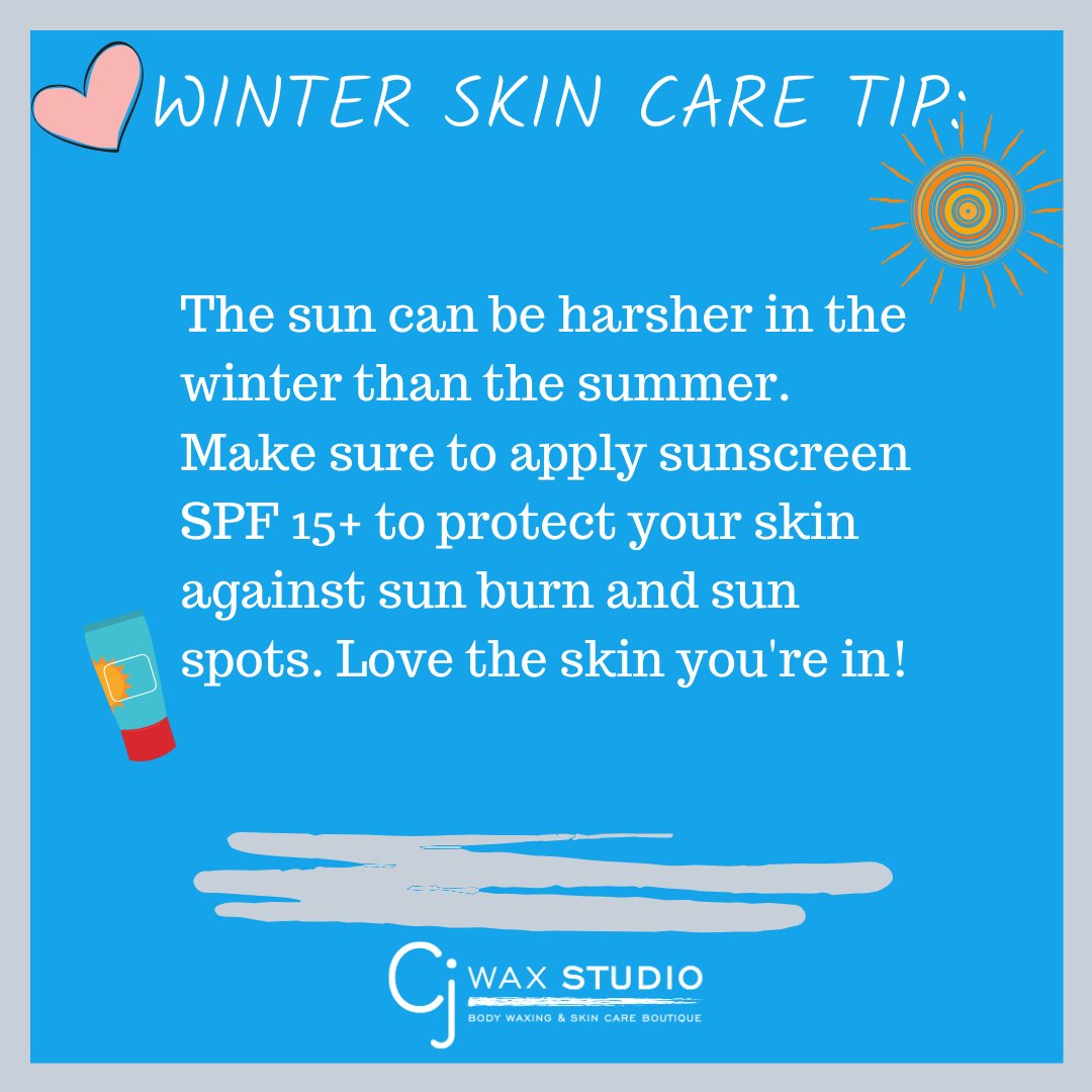 cjwaxstudio's tweet photo. It's still winter and we still have to watch out for dryness and other things that can affect the appearance of our skin. 

Here's a refresher of our winter skin care tips. 

#winterskincare  #cjwaxstudio  #healthyskin #glowingskin #skin #beauty #selfcare https://t.co/cuCqeU4BFj