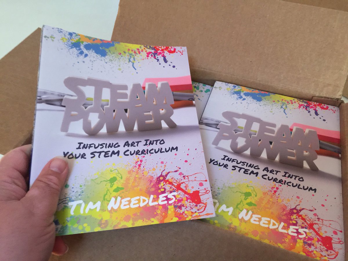timneedles's tweet photo. I was blown away by the advanced praise of my book #STEAM Power upon first reading it in print, my sincere thanks to everyone who read/is reading the book & shared positive words! I can’t thank you enough, I am humbled & grateful! #ISTEsteampower https://t.co/knfEbusoSw