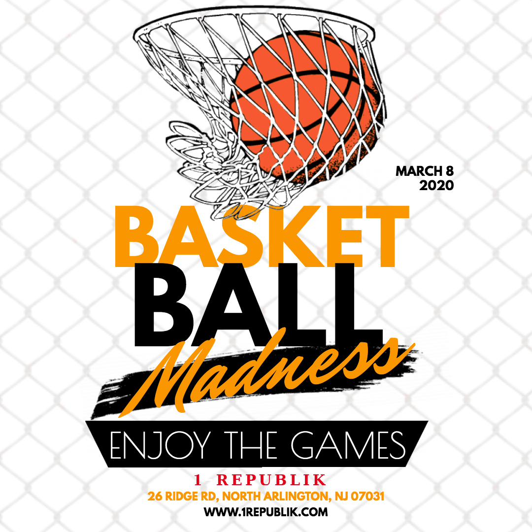 1RepublikNA's tweet photo. Watch the games with us at 1Republik! 🏀✨
#northarlingtonnj #1republik #food #foodie #drinks #drinksspecials #1republiknortharlington #happyhour #sportsbar #dance #njbars #goodvibesonly #foodspecials #njfoodie #cocktail #bar #music #dailyspecials #fun #marchmadness #basketball https://t.co/bqQT23pUkf