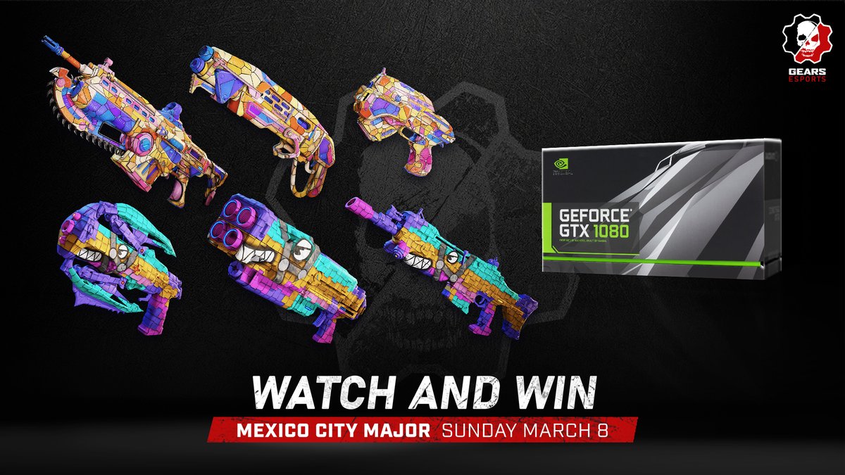 Shaky hands… Sweaty palms… we must be watching Championship Sunday! 

Jump in, get sweet weapon skins and enjoy a day packed with pros hittin' clips at #GearsMX brought to you by #Westworld20

➡️ live.gearsofwar.com