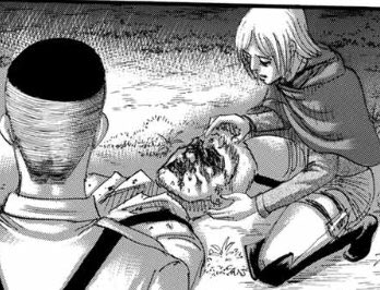 Artt Su Twitter 進撃の巨人127話のベストカットです 吐きそう 顔を近付けないでくれる って冷たい態度を取ったり おそらく殺す気でライナーを握り潰そうとしてたアニが ライナーに寄り添ってあげるシーンがホント最高なんですよ ライナーがただのクソ野郎で