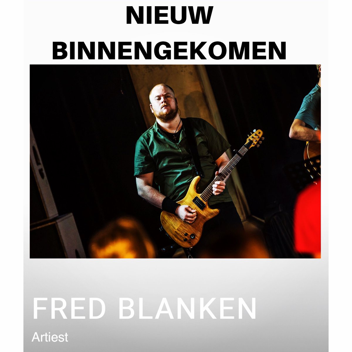 Nieuw binnengekomen op christelijkpodium.nl <a href="/fredblanken/">Fred Blanken</a> 

Worshipleader @gtimecitychurch

Gitarist @surroundedworship @without_johnny

#christelijkpodium #worshipleader #worship #coverband #johnmayer #christelijkeartiest #christelijkeband  #christelijkebands #gitarist