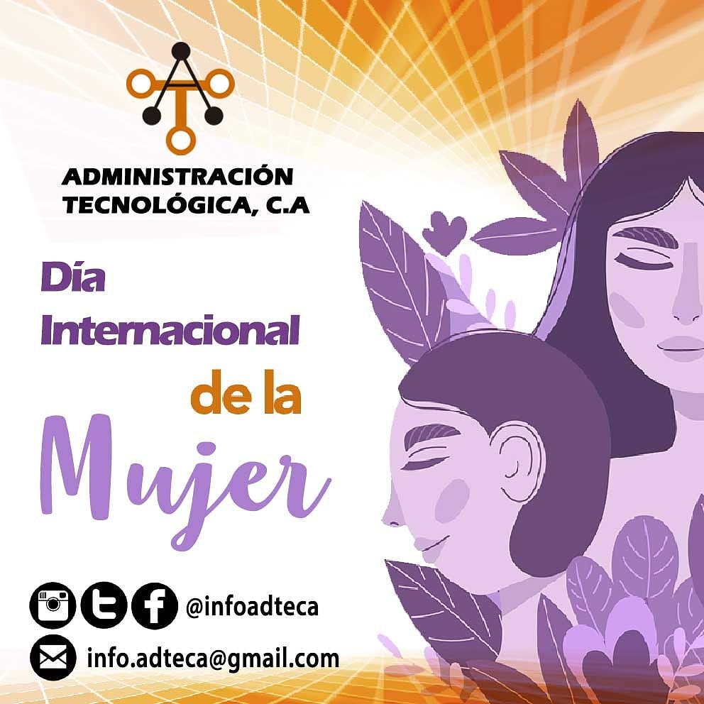 InfoAdteca's tweet image. Cada día en la vida nos brinda oportunidades únicas de celebración,  aprovecha todas las que puedas.

Feliz día de la mujer🚺

Somos #administraciontecnologica #diadelamujer #sistemasadministrativos #maracaibo #soportetecnico