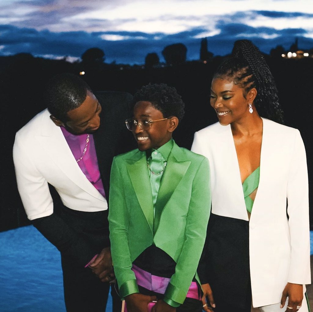 ImaniShante's tweet photo. Their smiles say it all. Pump through, Miss Zaya Wade!!!!! https://t.co/ZW1HZKnY6c