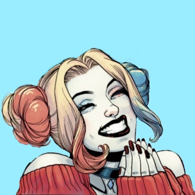 BANGPUDDIN's tweet image. ❛ Yer lookin’ at the newest protecta of tha multiverse. That’s right, ladies and gents. 
Harleen Frances Quinzel is part of the #TITANS! A girl needs ta diversify her talents. ❜