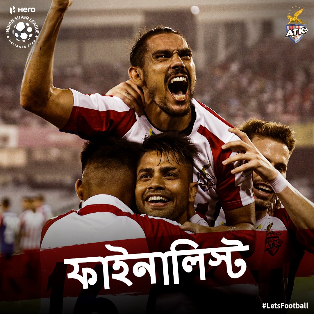 IndSuperLeague's tweet photo. অসাধারণ প্রত্যাবর্তন! 

#ATKBFC #HeroISL #LetsFootball #TrueLove https://t.co/OjkglVbojw