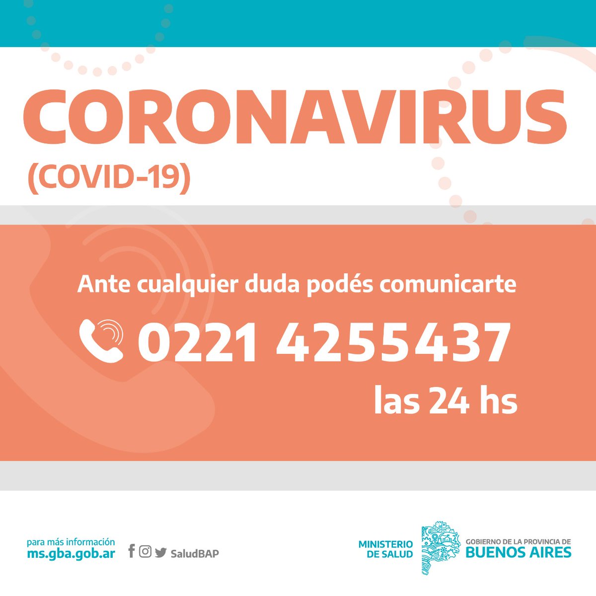 BAeducacion's tweet photo. También, para cuidar la salud de todos y todas, recuerden que es importante no concurrir a la escuela en estado febril o con cualquier otro signo de enfermedad. Para consultas relacionadas con coronavirus pueden comunicarse con @SaludBAP al (0221) 4255437 durante las 24 horas. https://t.co/HuE4iNi4XC