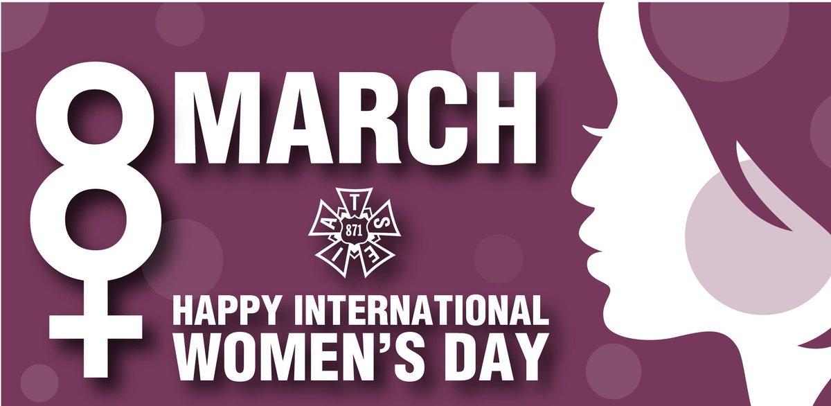 Local871's tweet photo. Happy #InternationalWomensDay
Here's to Strong Women:
May we know them. May we be them. May we raise them.
May we hire them & pay them equitably.
#Union #unionStong #ialocal871 #IAWomenUp https://t.co/RrGYdSZab3
